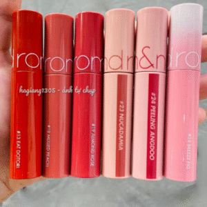 Son Tint Bóng Romand Juicy Lasting Tint màu 23 Màu Đỏ Nâu Nude