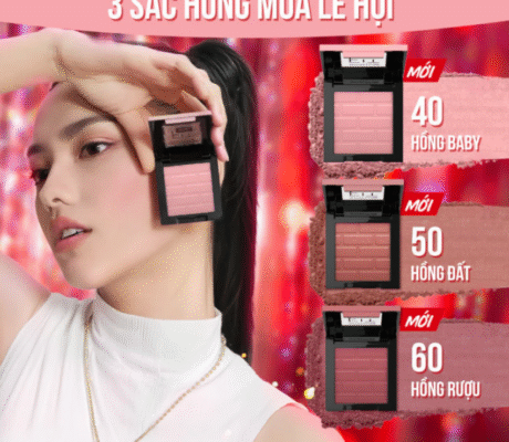 Phấn má hồng Maybelline mịn lì