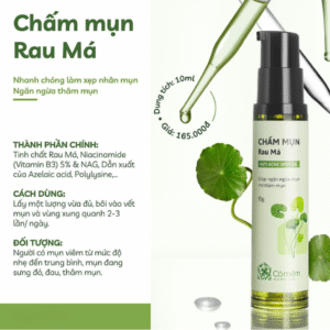 Chấm Mụn Rau Má Cỏ Mềm