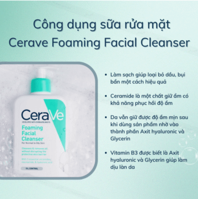CeraVe Foaming Facial Cleanser